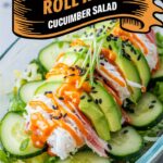 California Roll Cucumber Salad