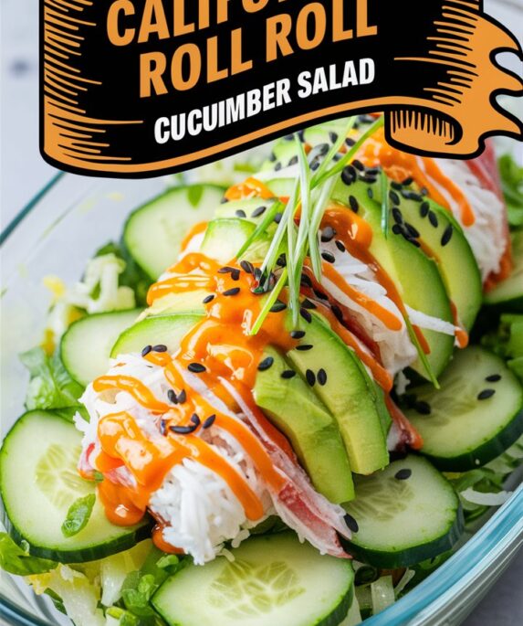 California Roll Cucumber Salad