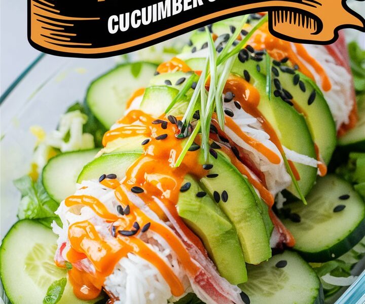 California Roll Cucumber Salad