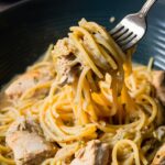 Crockpot Chicken Spaghetti