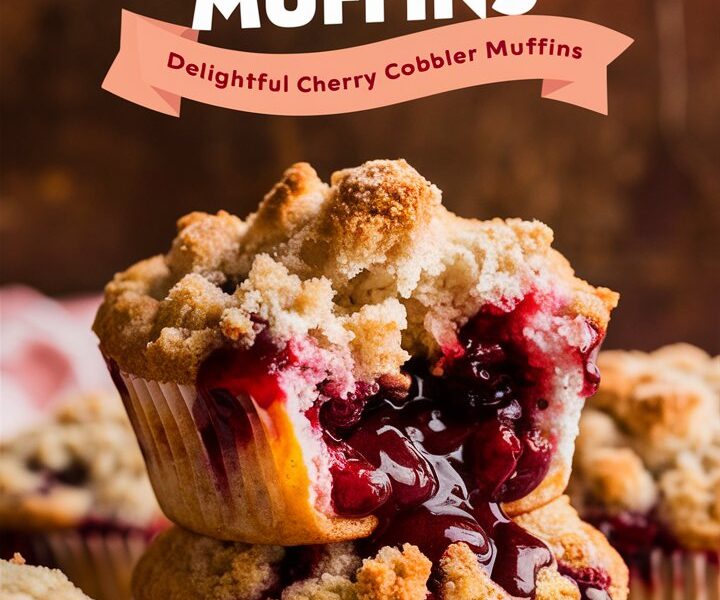 Cherry Cobbler Muffins
