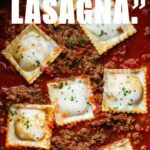 Crockpot Ravioli Lasagna