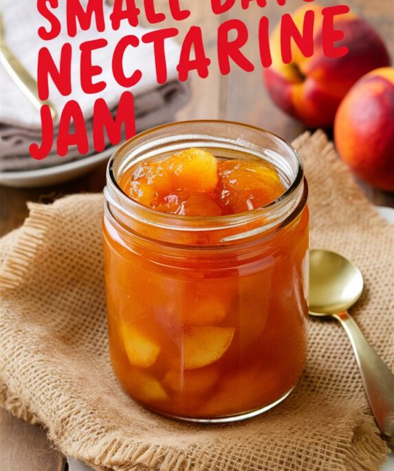 Yummy Small Batch Nectarine Jam