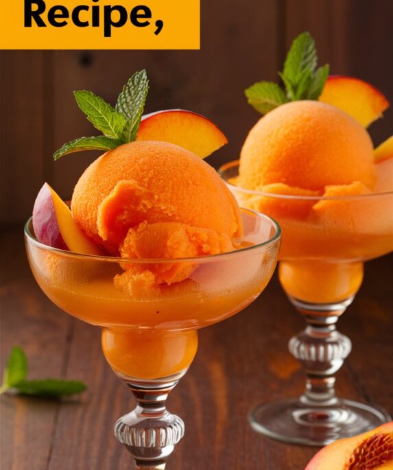 Peach Sorbet Recipe