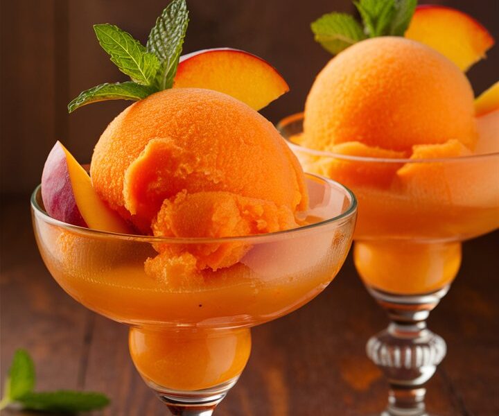 Peach Sorbet Recipe