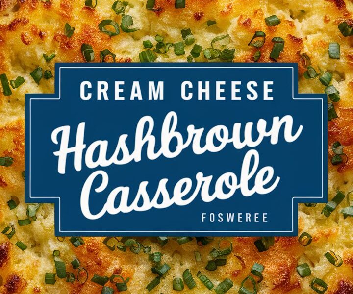 Cream Cheese Hashbrown Casserole