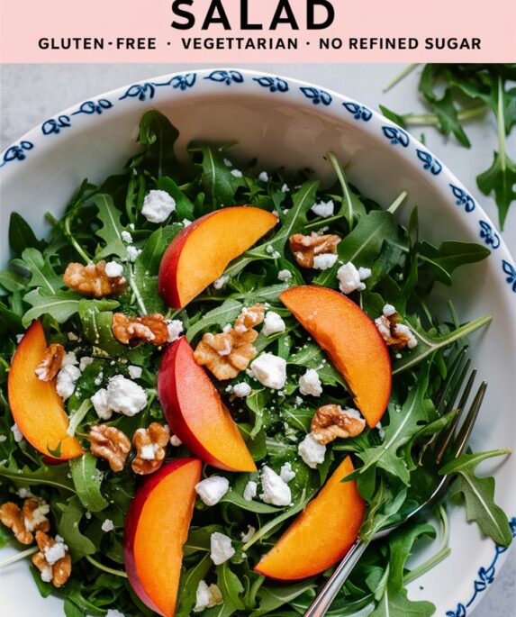Arugula Nectarine Salad