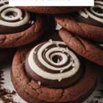 Chocolate Marshmallow Swirl Cookies