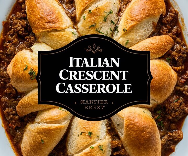 Italian Crescent Casserole
