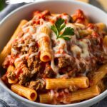 Creamy Rotel Pasta with Ground Beef