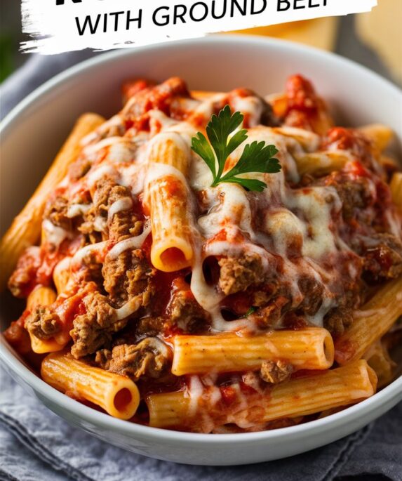 Creamy Rotel Pasta with Ground Beef