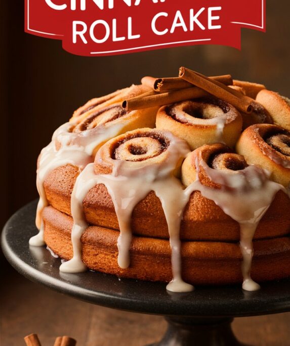 Potato Cinnamon Roll Cake