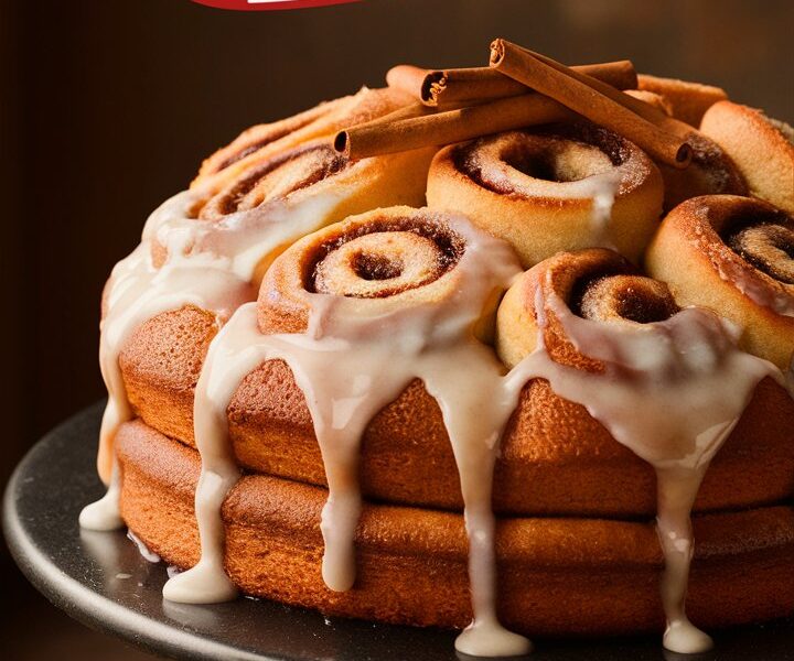 Potato Cinnamon Roll Cake