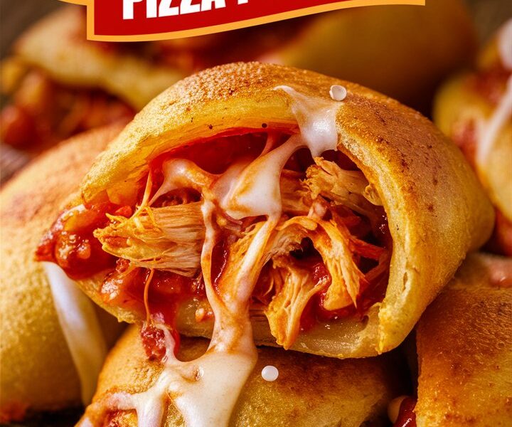 Buffalo Chicken Pizza Pockets