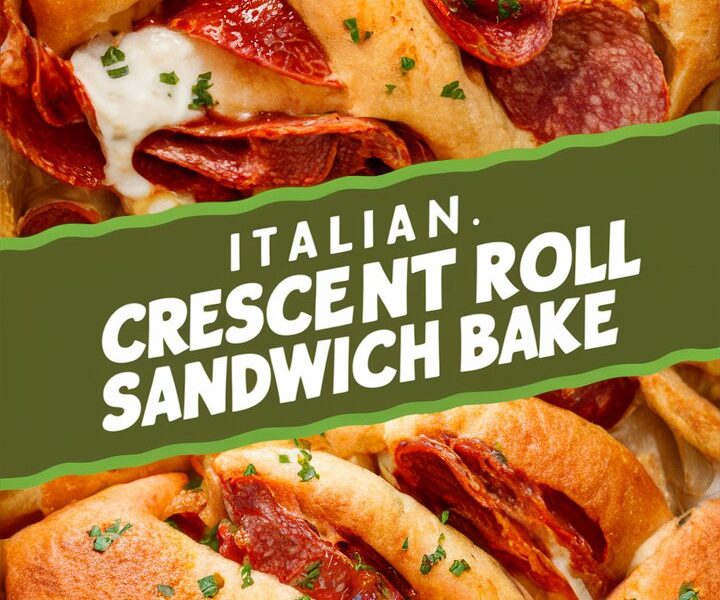 Italian Crescent Roll Sandwich Bake