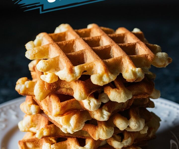 3 Ingredients Cauliflower Chaffles