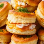 Crab Stuffed Cheddar Bay Biscuits