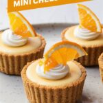 Orange Creamsicle Mini Cheesecakes