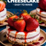 Strawberry Crunch Cheese Cake