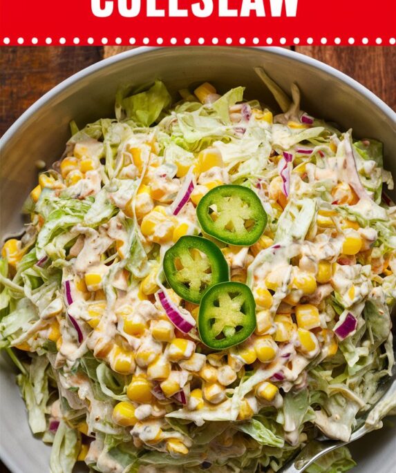 Jalapeno Corn Coleslaw