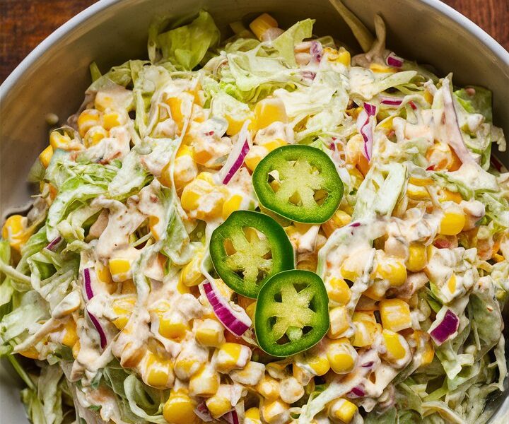 Jalapeno Corn Coleslaw