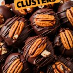 Chocolate Pecan Turtle Clusters