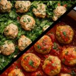 Low Carb Spinach Chicken Meatballs