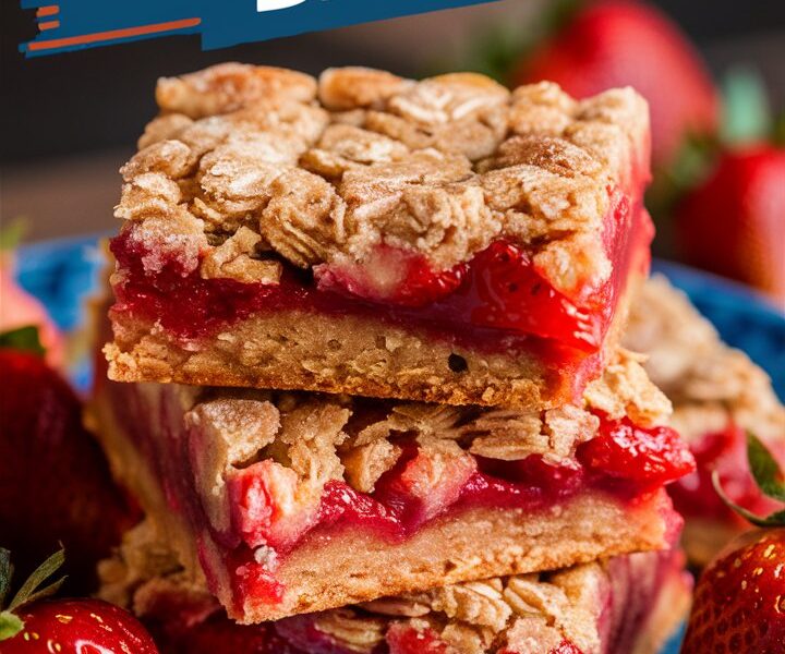 Strawberry Oatmeal Bars