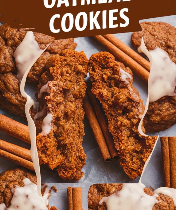 Gingerbread Oatmeal Cookies