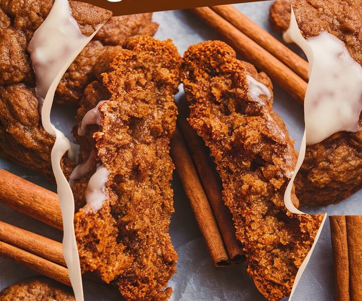 Gingerbread Oatmeal Cookies