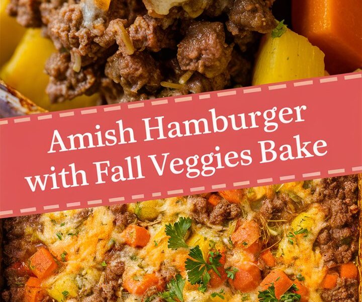 Amish Hamburger with Fall Veggies