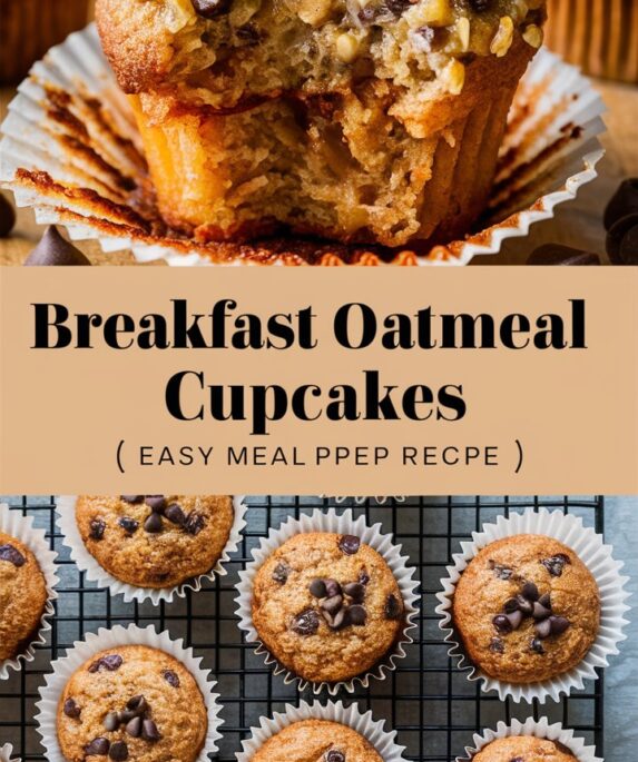 Breakfast Oatmeal Cupcakes