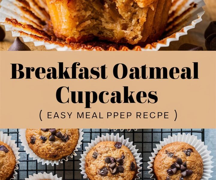 Breakfast Oatmeal Cupcakes