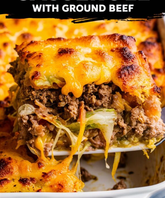Sauerkraut Casserole with Ground Beef