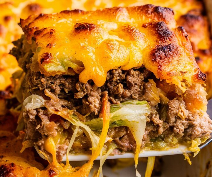 Sauerkraut Casserole with Ground Beef