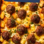 Meatball Tater Tot Casserole