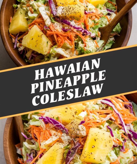 No-Mayo Hawaiian Pineapple Coleslaw