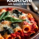 Baked Rigatoni with Spinach & Ricotta