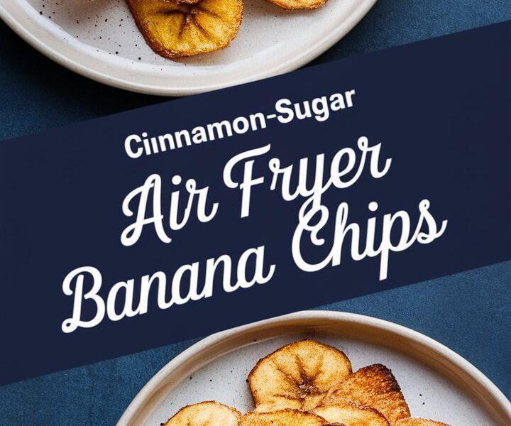 Cinnamon-Sugar Air Fryer Banana Chips