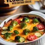 High-Protein Veggie Bake with Cottage Cheese