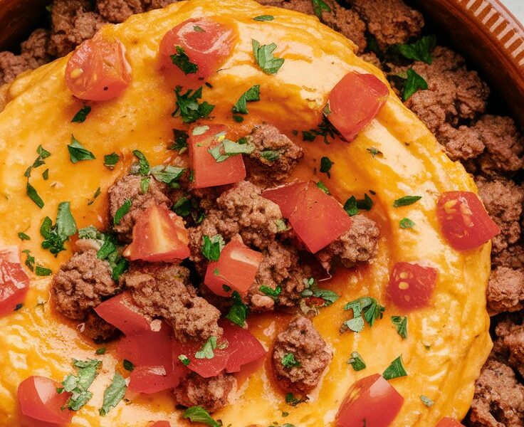 Irresistible Cheesy Rotel Ranch Queso