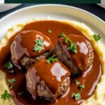 Salisbury Meatballs & Mashed Potatoes