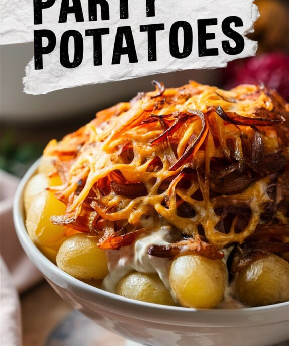 Sour Cream and Onion Party Potatoes