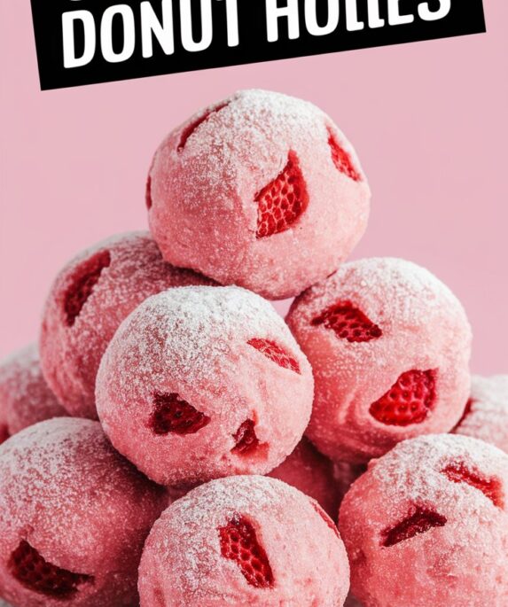 Strawberry Donut Holes