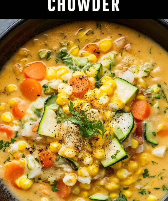Summer Corn and Zucchini Chowder