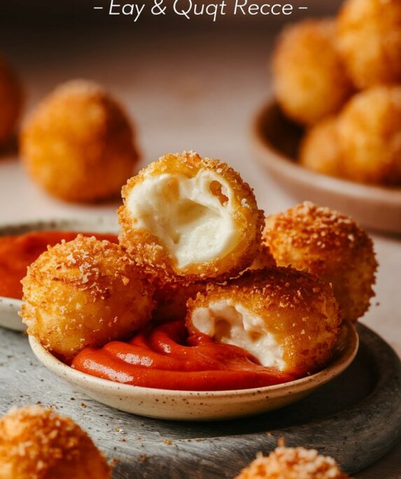 Cheesy Parmesan Mozzarella Bites