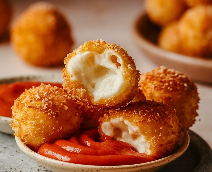 Cheesy Parmesan Mozzarella Bites
