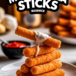 Crispy Air Fryer Mozzarella Sticks Recipe