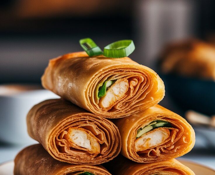 Crispy Air Fryer Spring Rolls Recipe
