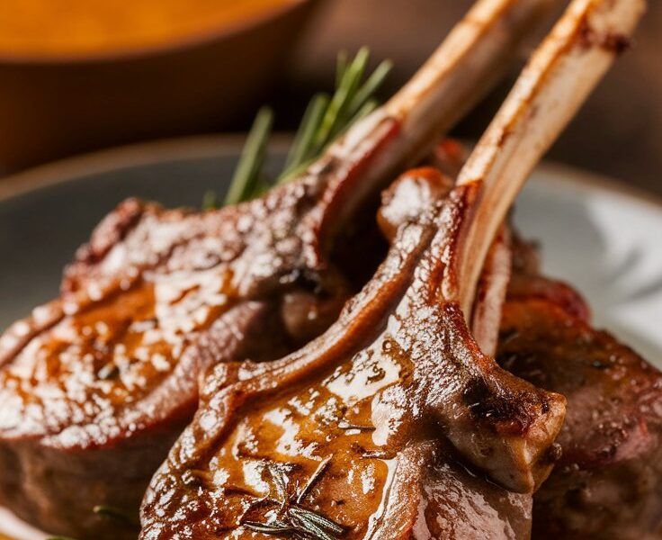 Garlic Rosemary Lamb Chops
